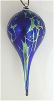 Teardrop Ornament Cobalt